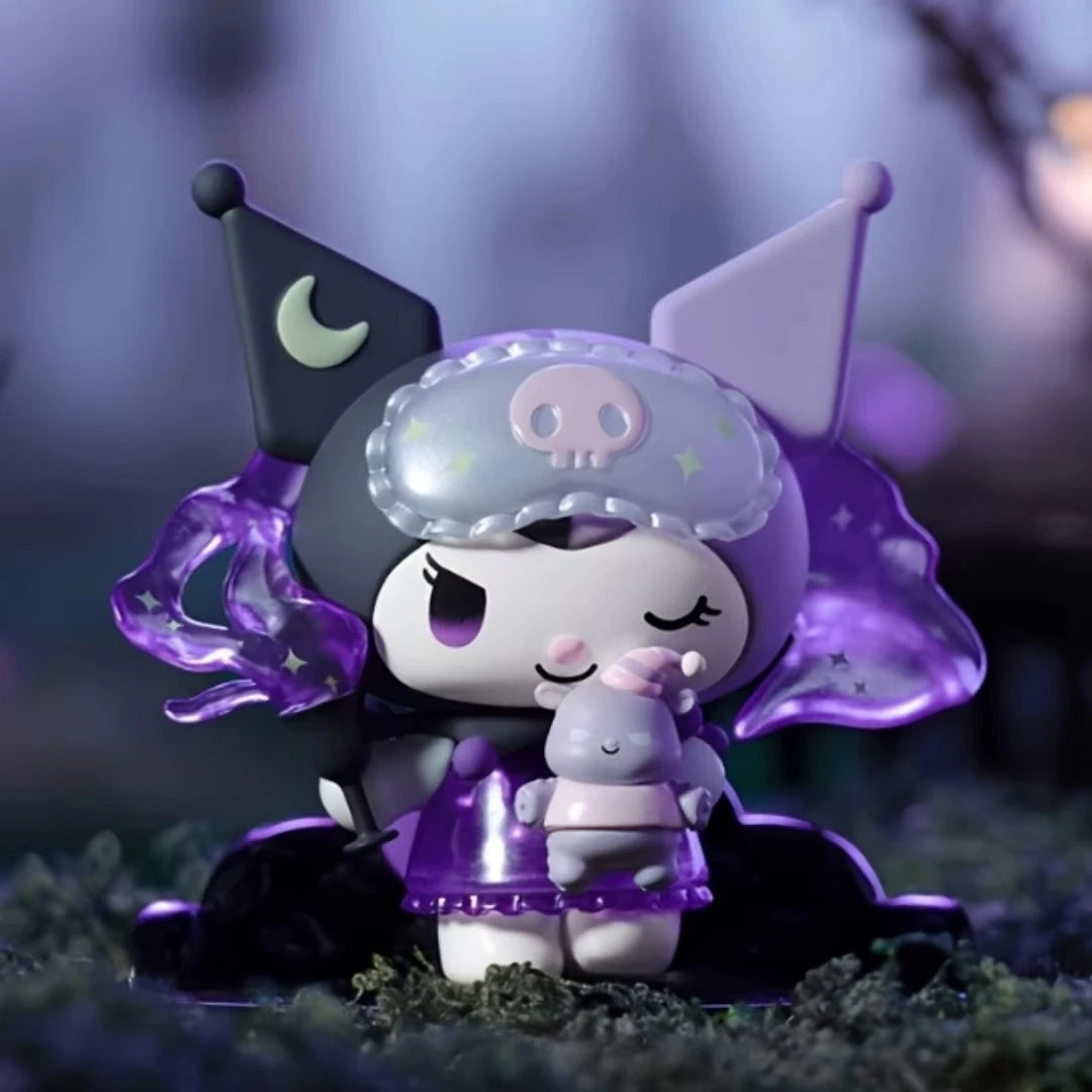 Sanrio Blind Box Cartoon Kuromi Doll Lucky Divination Anime Series Action Figure Model Doll Child Toy Desktop Decor Birthday Gif Beauty World Shop