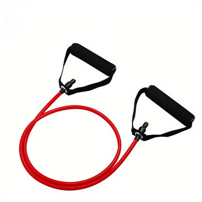 1pc 4-Level Resistance Bands with Handles for Home Workouts and Strength Training - Perfect for Yoga, Pilates,and fitness equipm Beauty World Shop