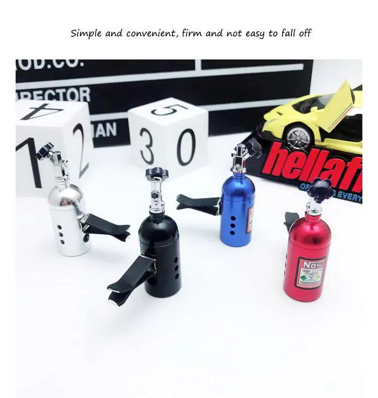 Hot Sale Car Air Freshener NOS Nitrogen Bottle Air Vent Aromatherapy Auto Aroma Outle Perfume Flavoring Fragrances Accessories Beauty World Shop
