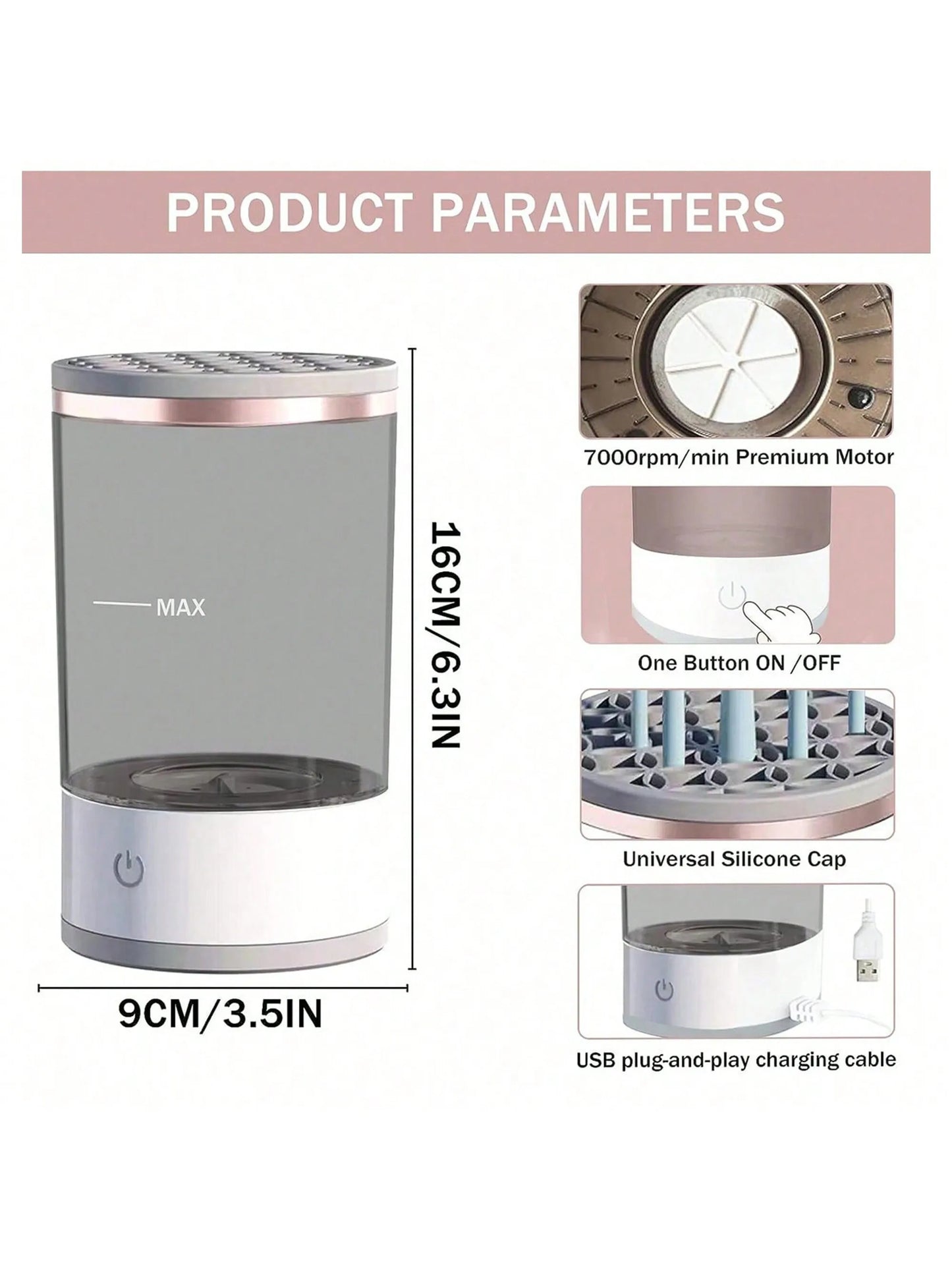 Electric Makeup Brush Cleaner Machine Beauty World Shop