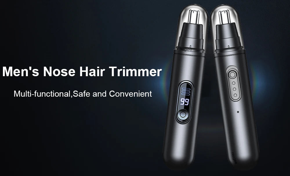 Nose Hair Trimmer Mini Portable Electric Nose Hair Clipper Rechargeable Automatic Shaving Nose Eyebrow Ear Painless Hair Remover Beauty World Shop