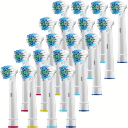 4/12/16/20 Pcs Replacement Toothbrush Heads Compatible with Oral-B Braun Professional Electric Toothbrush Heads Brush Heads Beauty World Shop