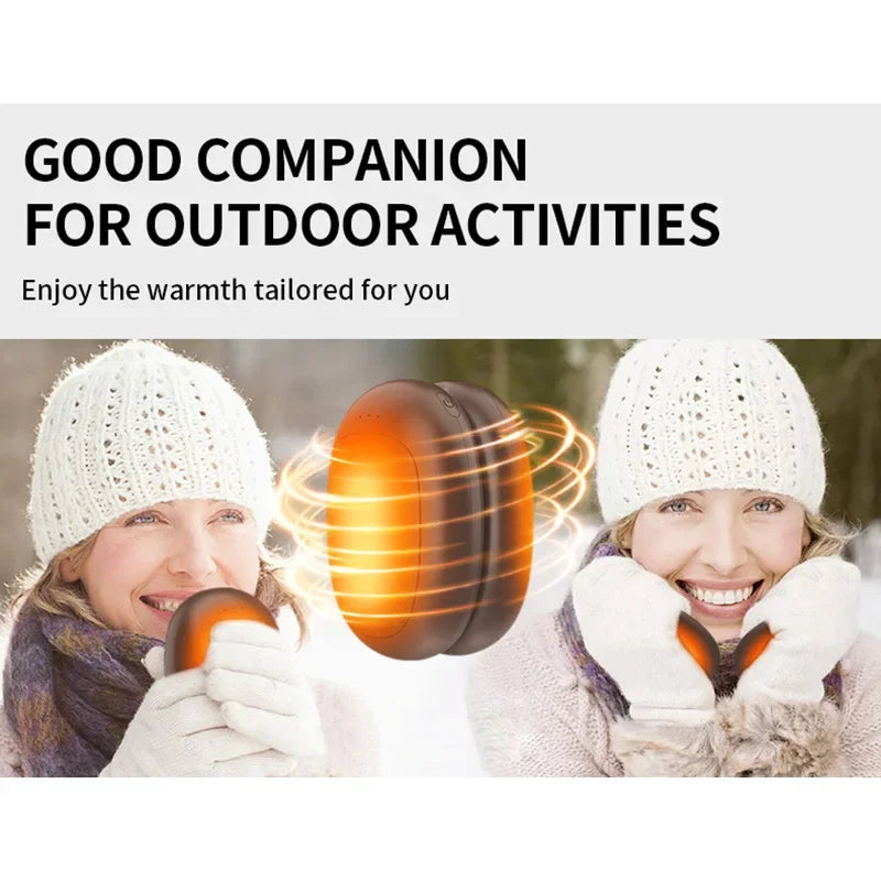 Magnetic Electric Hand Warmers 2Pack 5000mAh Large Capacity Portable USB Hand Warmer for Winter Outdoors Camping Beauty World Shop