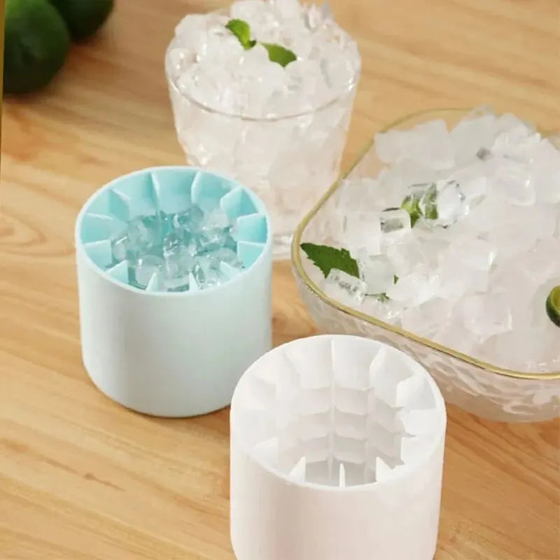 Silicone Ice Cube Mold Round Ice Bucket Summer Homemade DIY Refrigerator Freeze Ice Maker Creative Ice Cube Mold Barware Tools Beauty World Shop