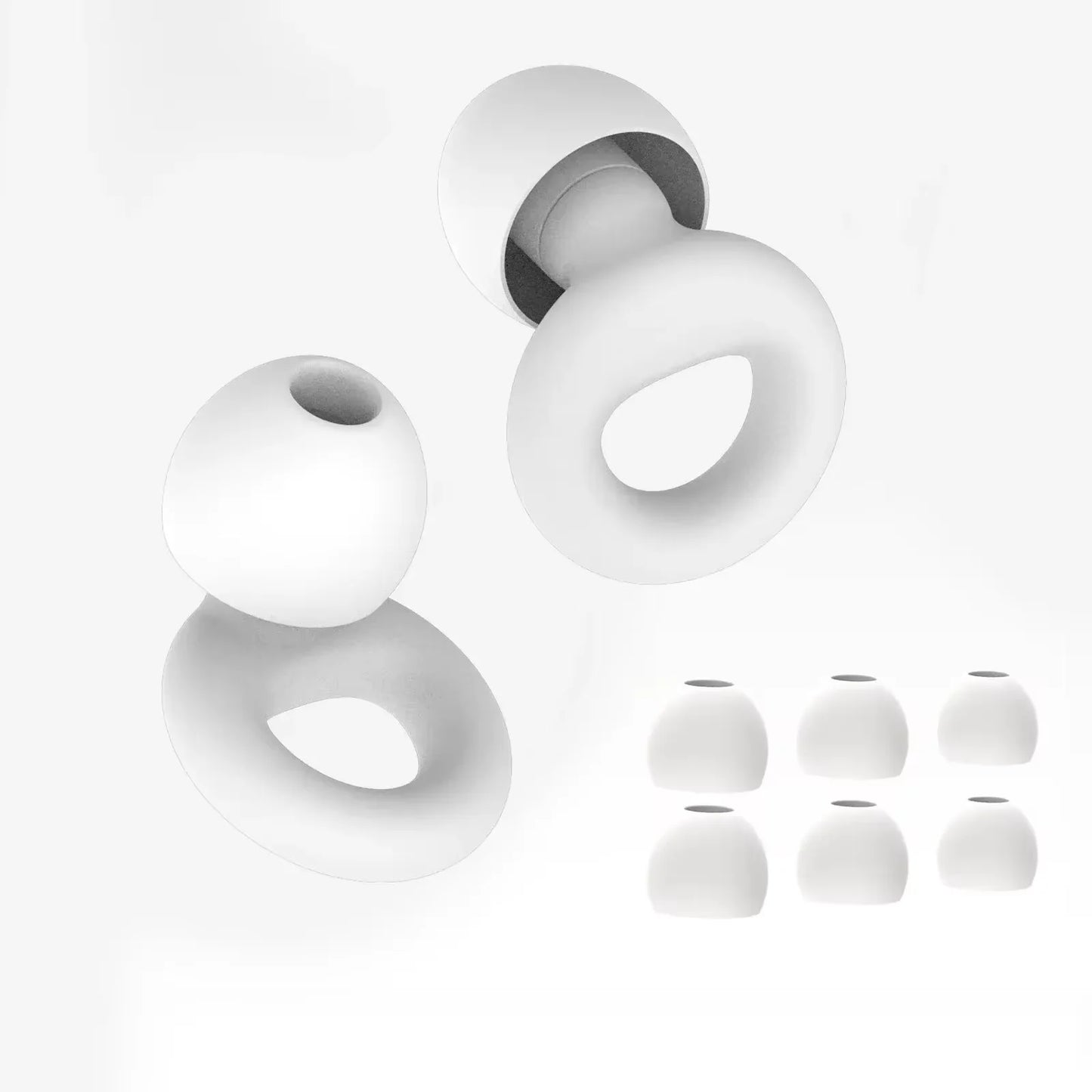 Silicone Earplugs for Swimming Sleep Noise Cancel Noise Reduction-Soundproof Reduce Disturbances -Quality loop Earplugs Beauty World Shop