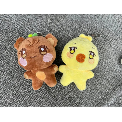 10CM Pop-up Store Doll Keychain ANITEEZ Cartoon Cute Plush Pendant Keyring Bag Accessories Kpop Yunho Yeosang Fans Gifts Beauty World Shop