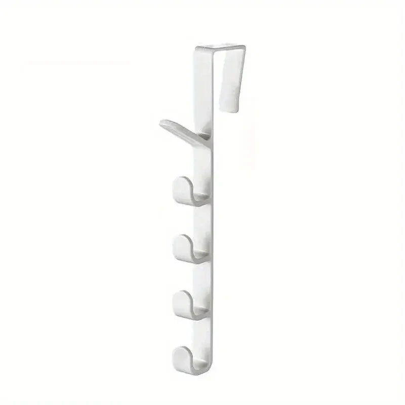 1pc Bedroom Door Hanger Clothes Hanging Rack Over The Door Plastic Home Storage Organization Hooks, Purse Holder For Bags Rails Beauty World Shop