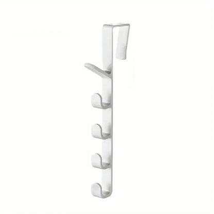1pc Bedroom Door Hanger Clothes Hanging Rack Over The Door Plastic Home Storage Organization Hooks, Purse Holder For Bags Rails Beauty World Shop