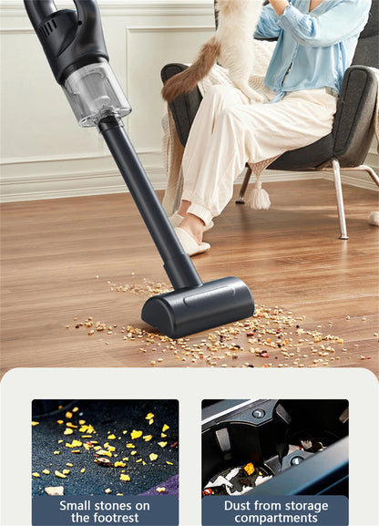 Wireless Handheld Vacuum Cleaner Cordless Handheld Chargeable Auto Vacuum for Home & Car & Pet Mini Vacuum Cleaner 50000Pa Beauty World Shop