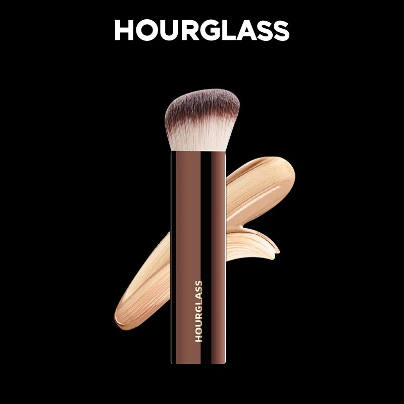Hourglass Makeup Brush- No.20 Vanish Seamless Finish Foundation Brush Soft Fiber Hair Fashion Design Single Face Brush Beauty World Shop