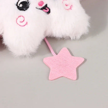 1PC Star Pendant Key Chain Doll Album Plush Pendant Doll School Bag Decoration Gifts Beauty World Shop