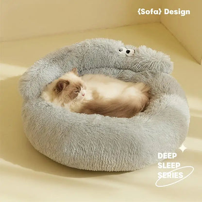Super Cat Bed Warm Sleeping Cat Nest Soft Long Plush Best Pet Dog Bed for Dogs Basket Cushion Cat Bed Cat Mat Animals Sleeping Beauty World Shop