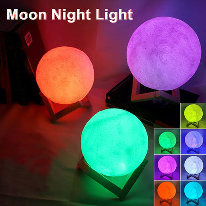 Book Light LED Moon Light Galaxy Light, Moon Night Light, Girl, Boy, Child Birthday Gift, Bedroom Decoration Indoor lighting Beauty World Shop