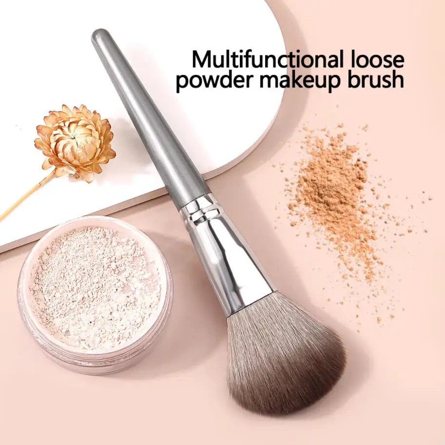 1pcs high quality fluffy soft large powder brush powder blusher brush repair brush multi-function beginner makeup brush tool Beauty World Shop