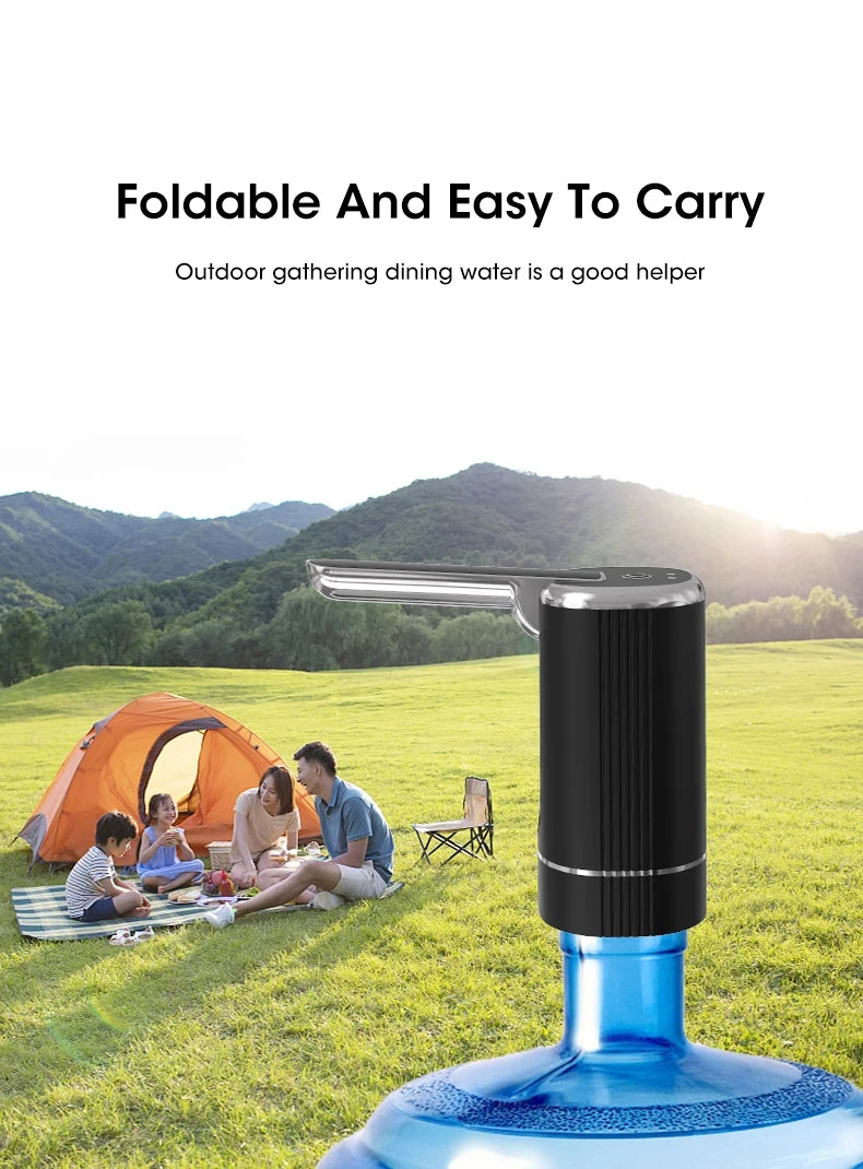 Electric Water Pump Bucket Water Suction Device Water Intake Device Household Office USB Outdoor Convenient Water Dispenser Beauty World Shop