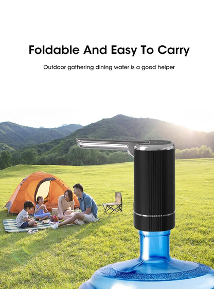 Electric Water Pump Bucket Water Suction Device Water Intake Device Household Office USB Outdoor Convenient Water Dispenser Beauty World Shop