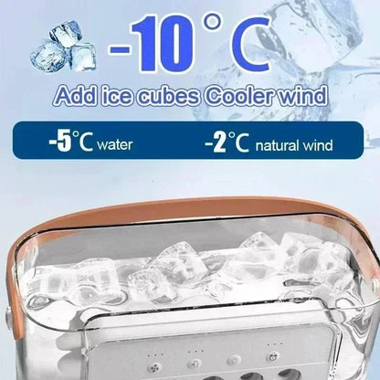 New 3 In 1 Fan AIr Conditioner Household Mini Air Cooler LED Night Light Portable Humidifier Air Adjustment Fan Office Home Fan Beauty World Shop
