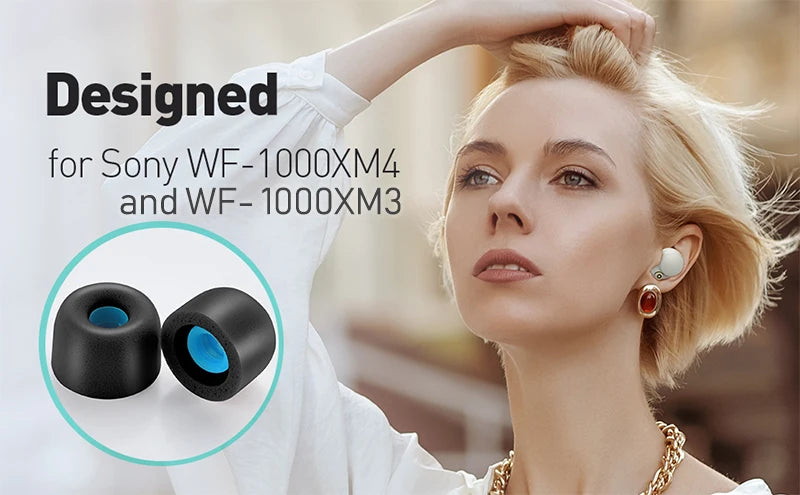 Replacement Memory Foam Ear Tips Cushion Earbuds For Sony WF-1000XM5 WF-1000XM4 WF-1000XM3 Eartips Anti Slip Earphone Earplugs