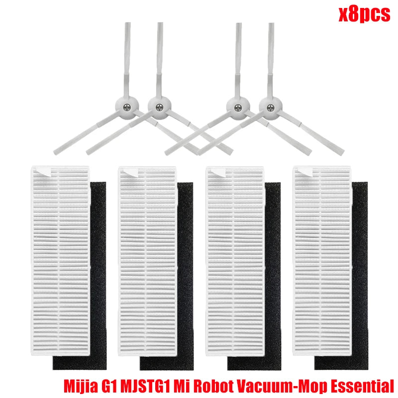 For Xiaomi Mijia G1 MJSTG1 Mi Robot Vacuum Mop Essential Vacuum Cleaner Side / Main Brush Cover Hepa Filter Mop Cloth Parts Beauty World Shop
