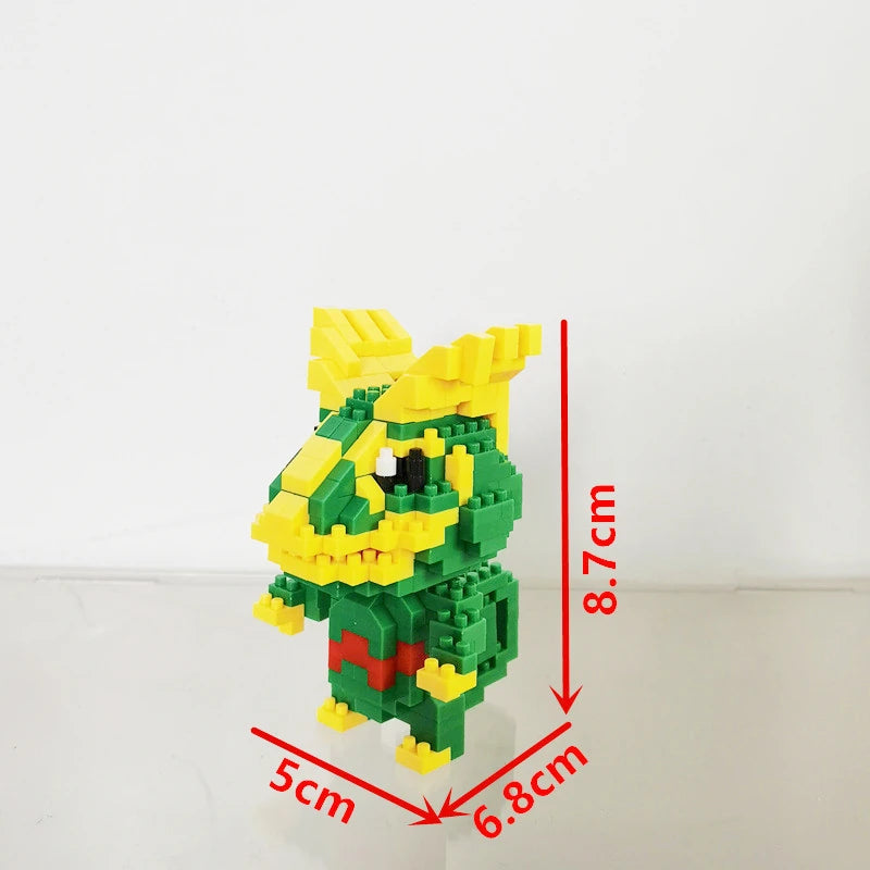 75 Style Building Blocks Assembly Anime Picachu Charizard Doll Blastoise Bulbasaur Gengar Bricks Figures Toy for Kid Gift Beauty World Shop