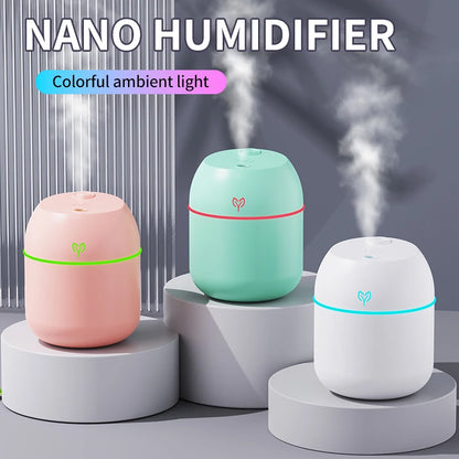 220ML big fog amount usb air humidifier Small desktop humidifier home intelligent car aromatreatment machine Beauty World Shop