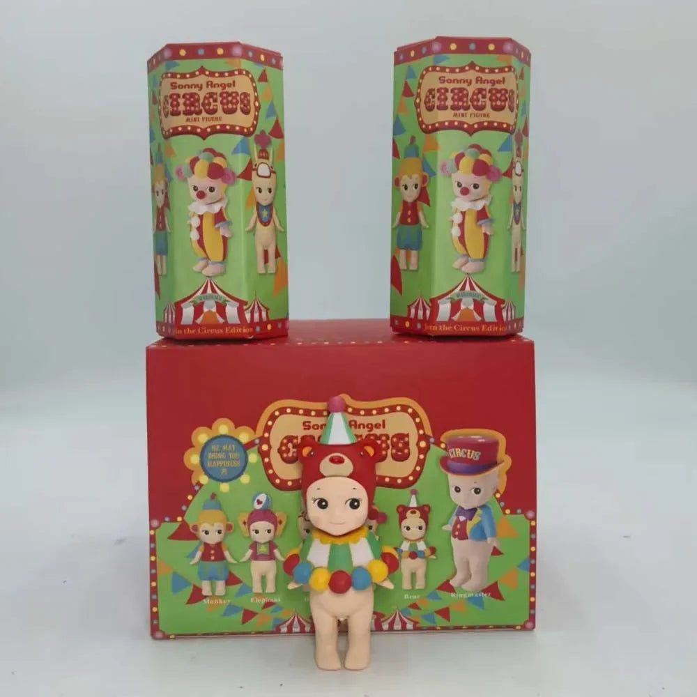 Sonny Angel Circus Series Blind box Action Figures Cute Mysterious Surprise Toy Anime Model Doll Child Christmas Gift Beauty World Shop