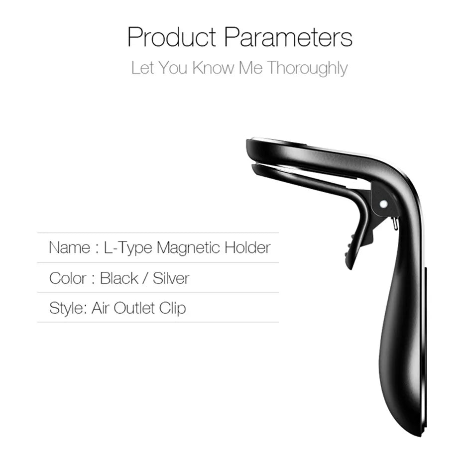 Magnetic Car Phone Holder Air Vent Clip Mount 360 Rotation Mobile Bracket GPS Cell Phone Stand in Car For IPhone Samsung Huawei Beauty World Shop