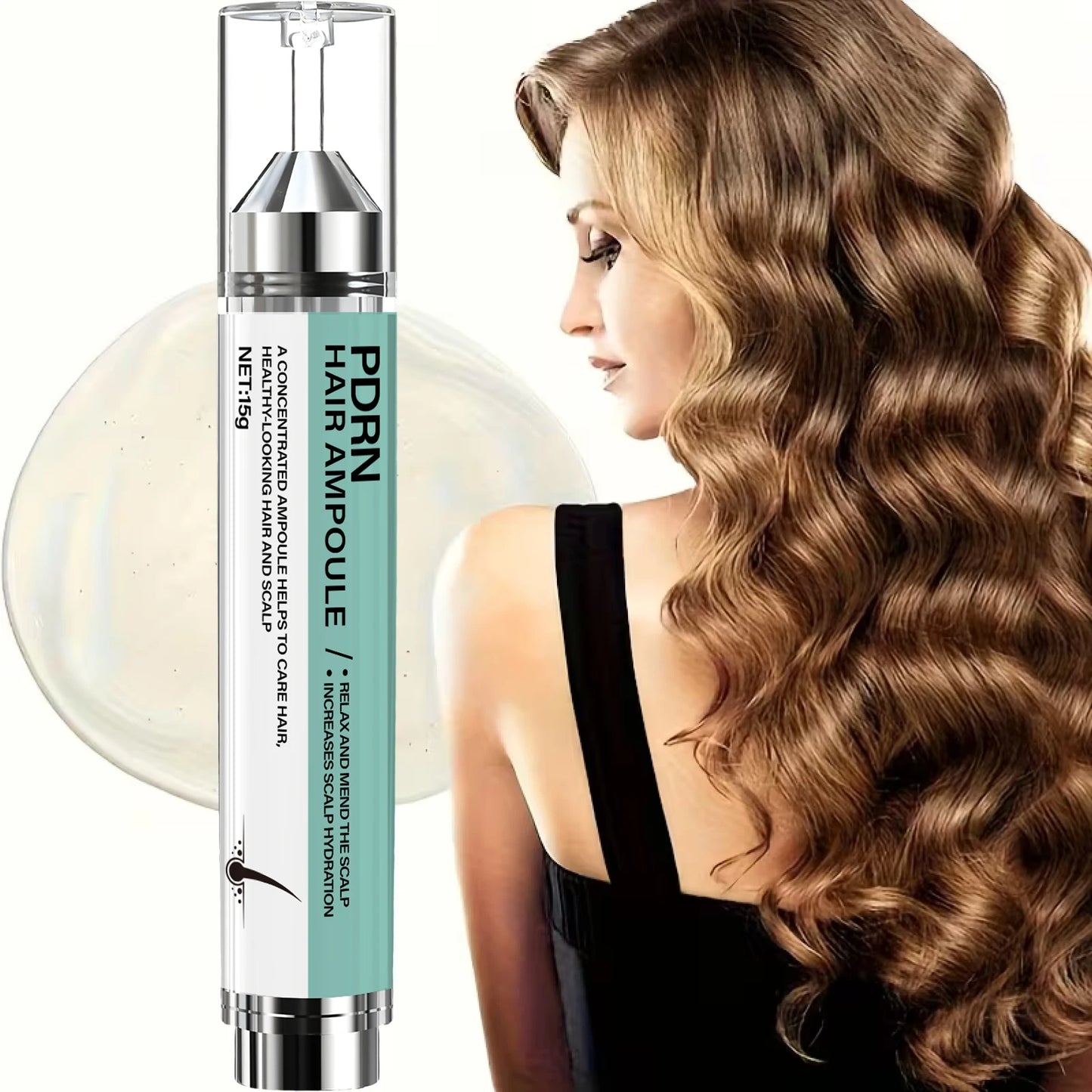 Hair Ampoule with Keratin & Biotin, Deeply Moisturizes & Repairs Hair, Increases Scalp Hydration for Healthy-Looking Hair. Beauty World Shop
