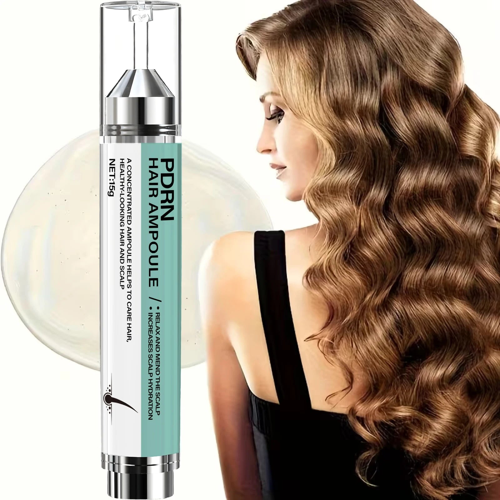 Hair Ampoule with Keratin & Biotin, Deeply Moisturizes & Repairs Hair, Increases Scalp Hydration for Healthy-Looking Hair. Beauty World Shop