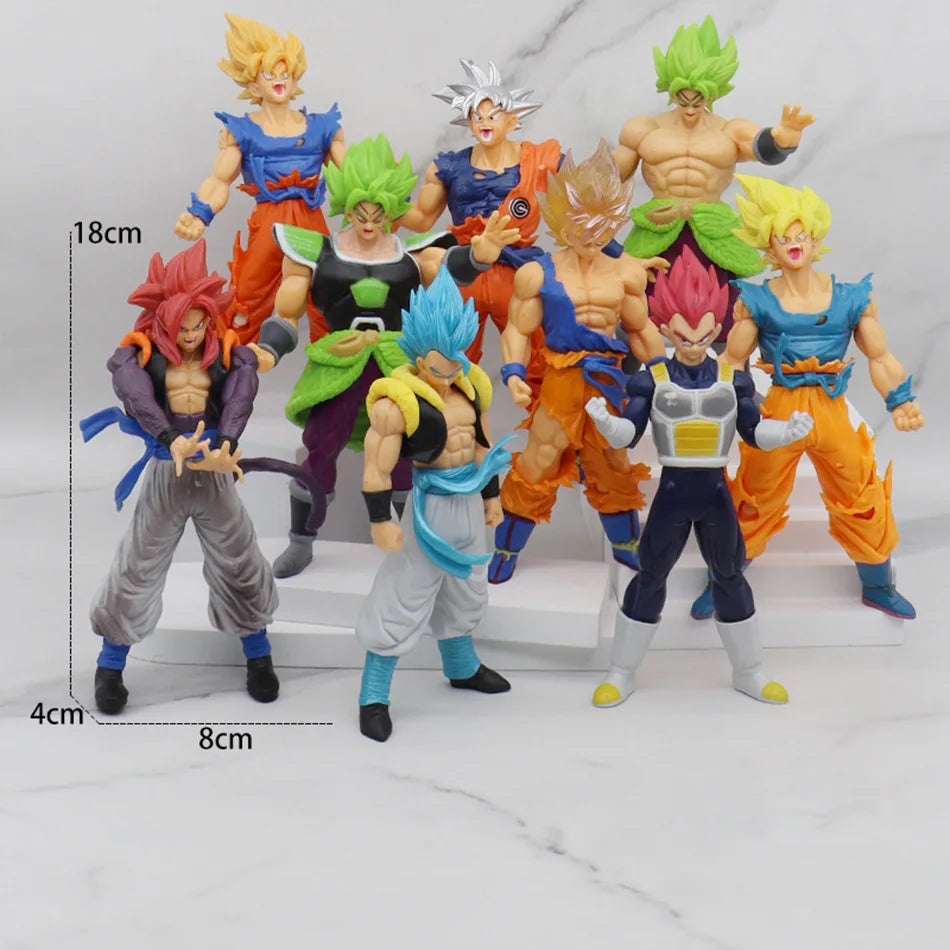 18 cm Son Goku Super Saiyan Figure Anime Dragon Ball Goku DBZ Action Figure Toys Model Gifts Collectible Figurines for Kids Toys Beauty World Shop