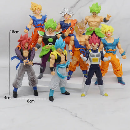 18 cm Son Goku Super Saiyan Figure Anime Dragon Ball Goku DBZ Action Figure Toys Model Gifts Collectible Figurines for Kids Toys Beauty World Shop