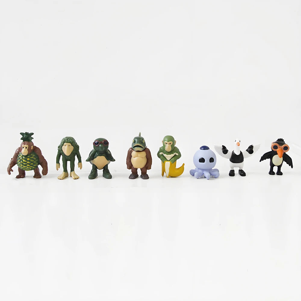 24pcs/set Italian Brainrot Tung Tung Sahur Shark Tralalero Tralala Action Figures Bombardiro Crocodilo Shimpanzini Bananini Toy Beauty World Shop