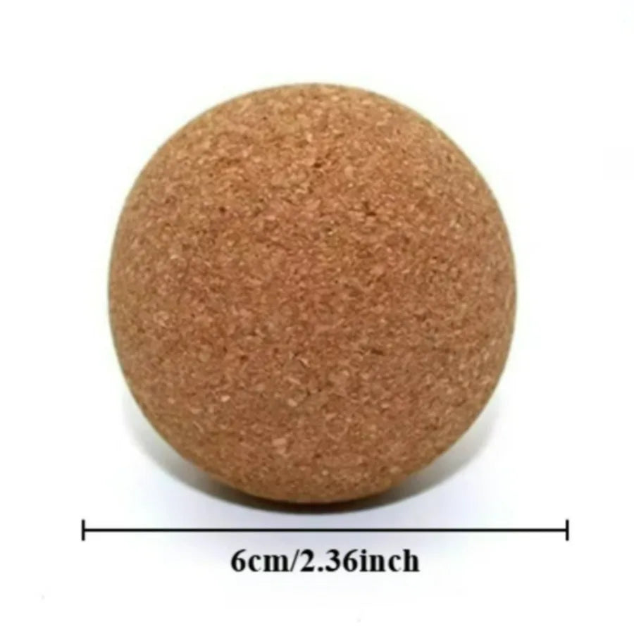 Cork Massage Ball for Muscle Relaxation, Deep Tissue Massager for Back & Shoulders, Portable Self-Care Tool Beauty World Shop