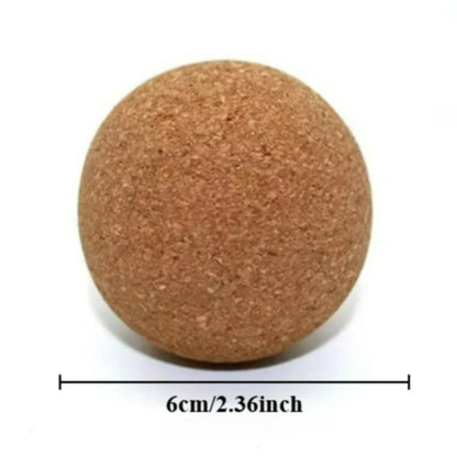 Cork Massage Ball for Muscle Relaxation, Deep Tissue Massager for Back & Shoulders, Portable Self-Care Tool Beauty World Shop