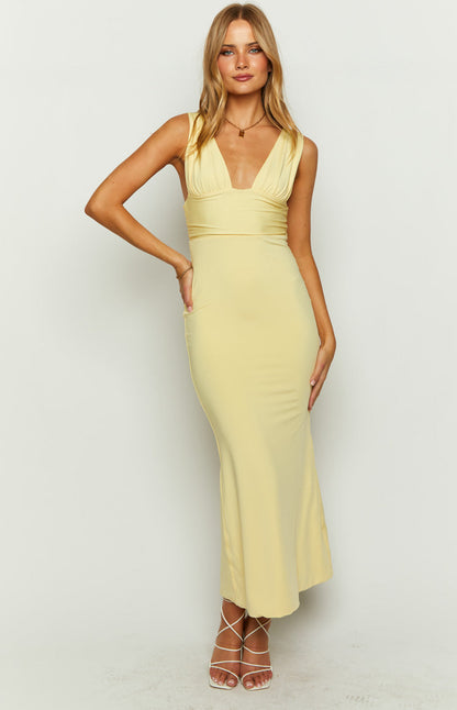 Samira Yellow Maxi Dress BB Exclusive