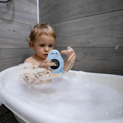 Baby bath thermometer Tub Temperature Monitor Hot Cold Water Resistant Temperature Warning Monitor Upgraded Sensor LED display Beauty World Shop