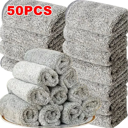 Microfiber Cleaning Cloths for Bicycle Car Kitchen Towel Absorbent Soft And Stain-removing Cloth Reusable Cleaning Towels Beauty World Shop