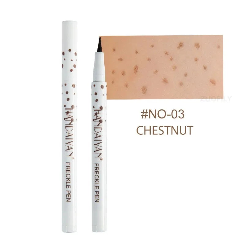 1PC Face Fake Freckles Pen Natural Waterproof Lifelike Fake Freckles Pen for Long Lasting Look Dot Spot Pen Makep Tool Cosmetic Beauty World Shop