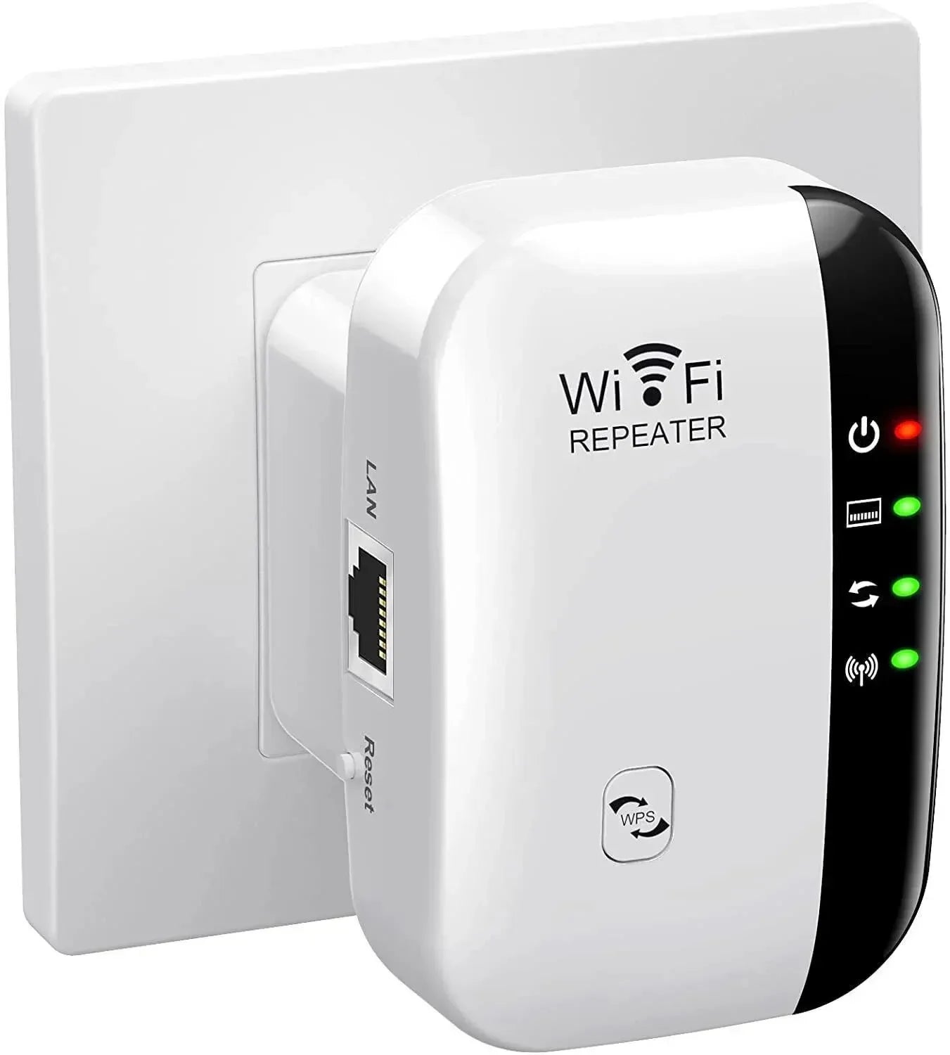 Wireless Signal Booster Wifi Extender Small Steamed Bun Network Repeater Ap Broadband Home Router Signal Amplification Extension Beauty World Shop