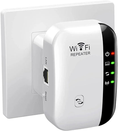 Wireless Signal Booster Wifi Extender Small Steamed Bun Network Repeater Ap Broadband Home Router Signal Amplification Extension Beauty World Shop