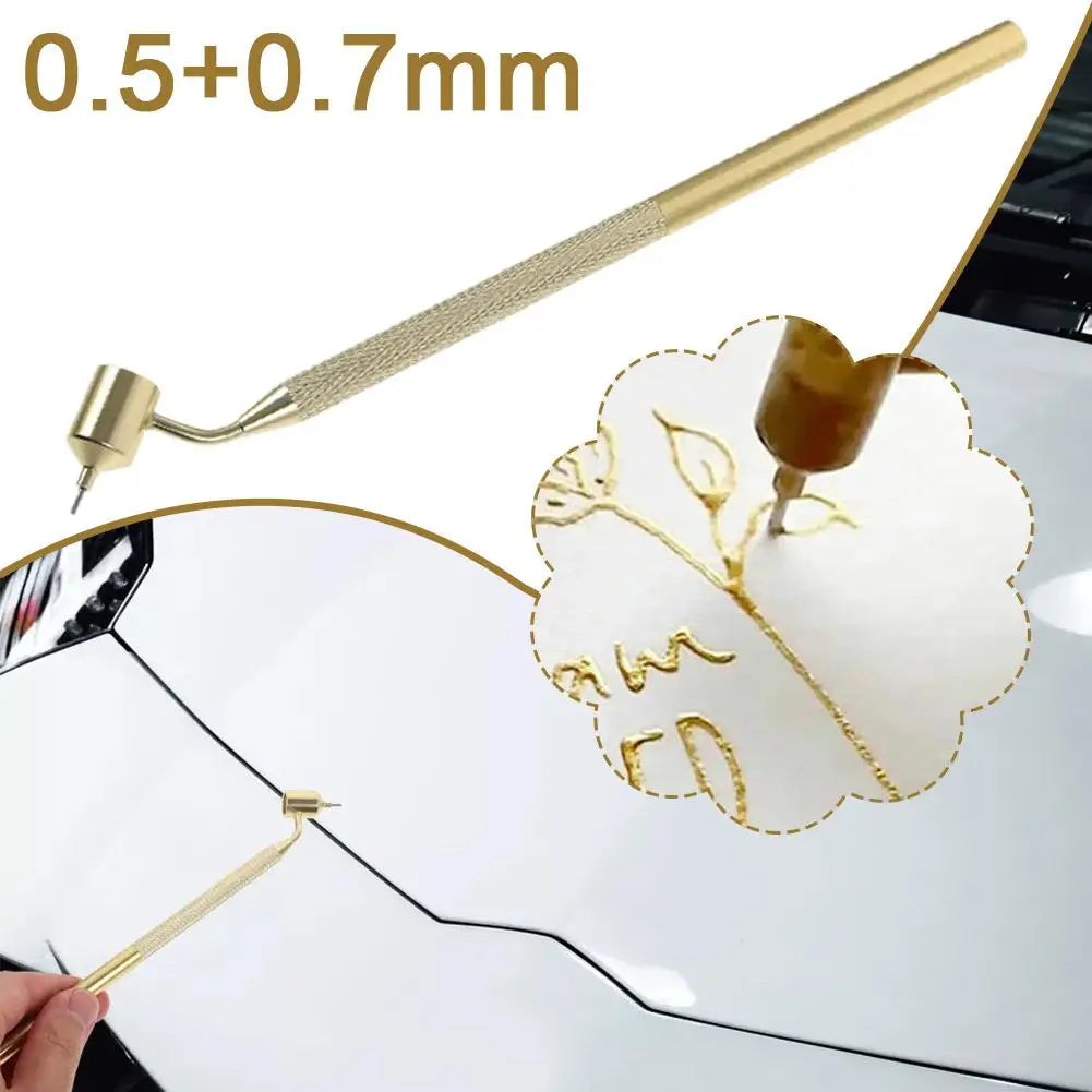 Car Touch-up Paint Pen Detailing Fine Line Fluid Writer Paint Applicator Pen Slanting Precision Ruling Pen Car Scratch Repair Beauty Trend Shop