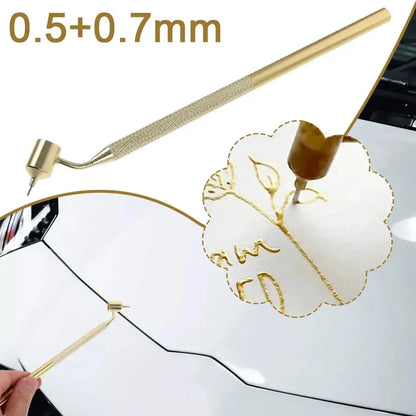 Car Touch-up Paint Pen Detailing Fine Line Fluid Writer Paint Applicator Pen Slanting Precision Ruling Pen Car Scratch Repair Beauty Trend Shop