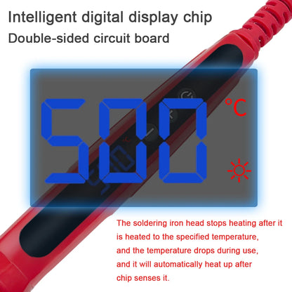 80W Soldering iron kit adjustable temperature LCD solder welding tools Ceramic heater soldering tips Tweezers soldering wire Beauty World Shop