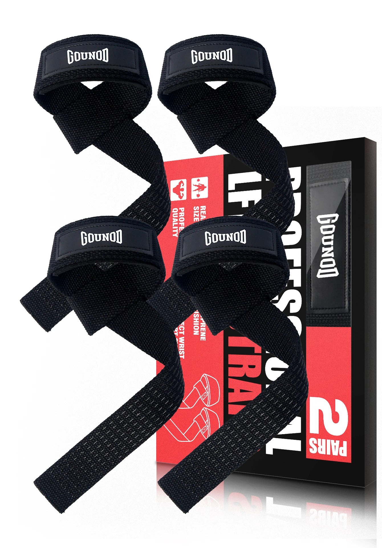 2PC/4PC/3PAIR Weightlifting Straps Anti-Slip Silicone Lifting Wrist Straps Strength Training Deadlifts Crossfit Hand Grips Wrist Beauty World Shop
