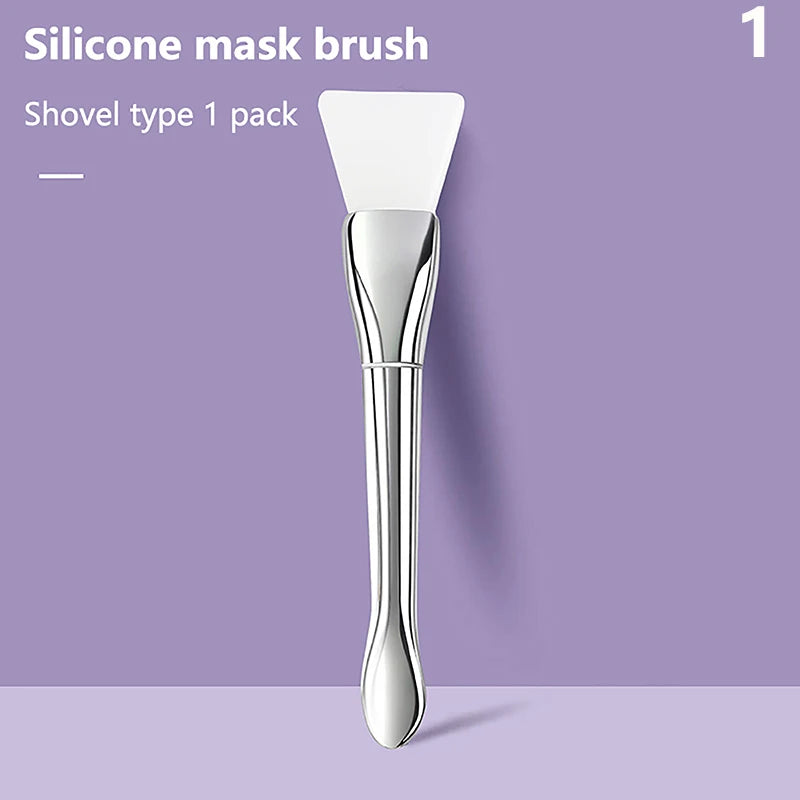 Silicone Facial Mask Brush Soft Hair Facial Mask Brush Brush Applicator For Facial Mask Beauty Salon Brushes Makeup Tools Beauty World Shop