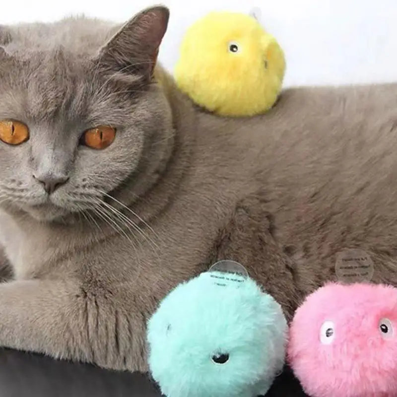 Cat Toys Smart Interactive Ball Catnip Cat Training Toy Pet Playing Ball for Cats Kitten Kitty Pet Squeaky Toy Supplies Products Beauty World Shop