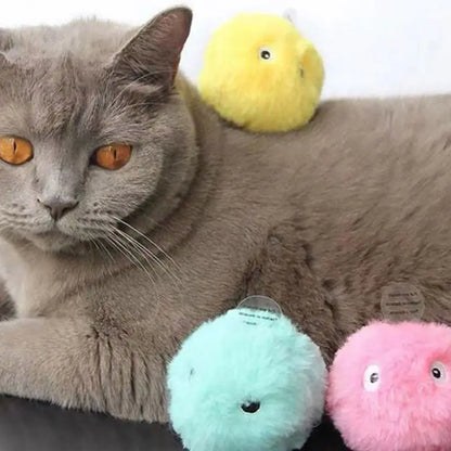 Cat Toys Smart Interactive Ball Catnip Cat Training Toy Pet Playing Ball for Cats Kitten Kitty Pet Squeaky Toy Supplies Products Beauty World Shop