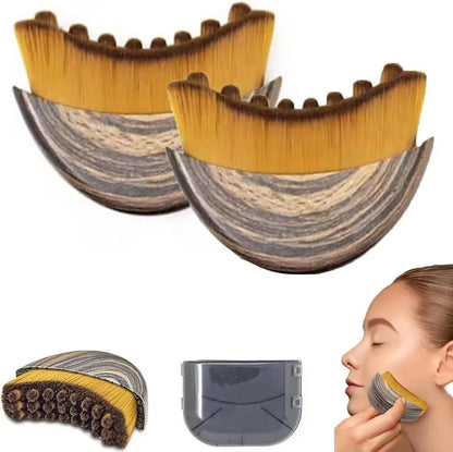 New Lymphatic Contour Care Facial Massage Brush with Storage Box for Facial Stimulating And Contouring Beauty Trend Shop