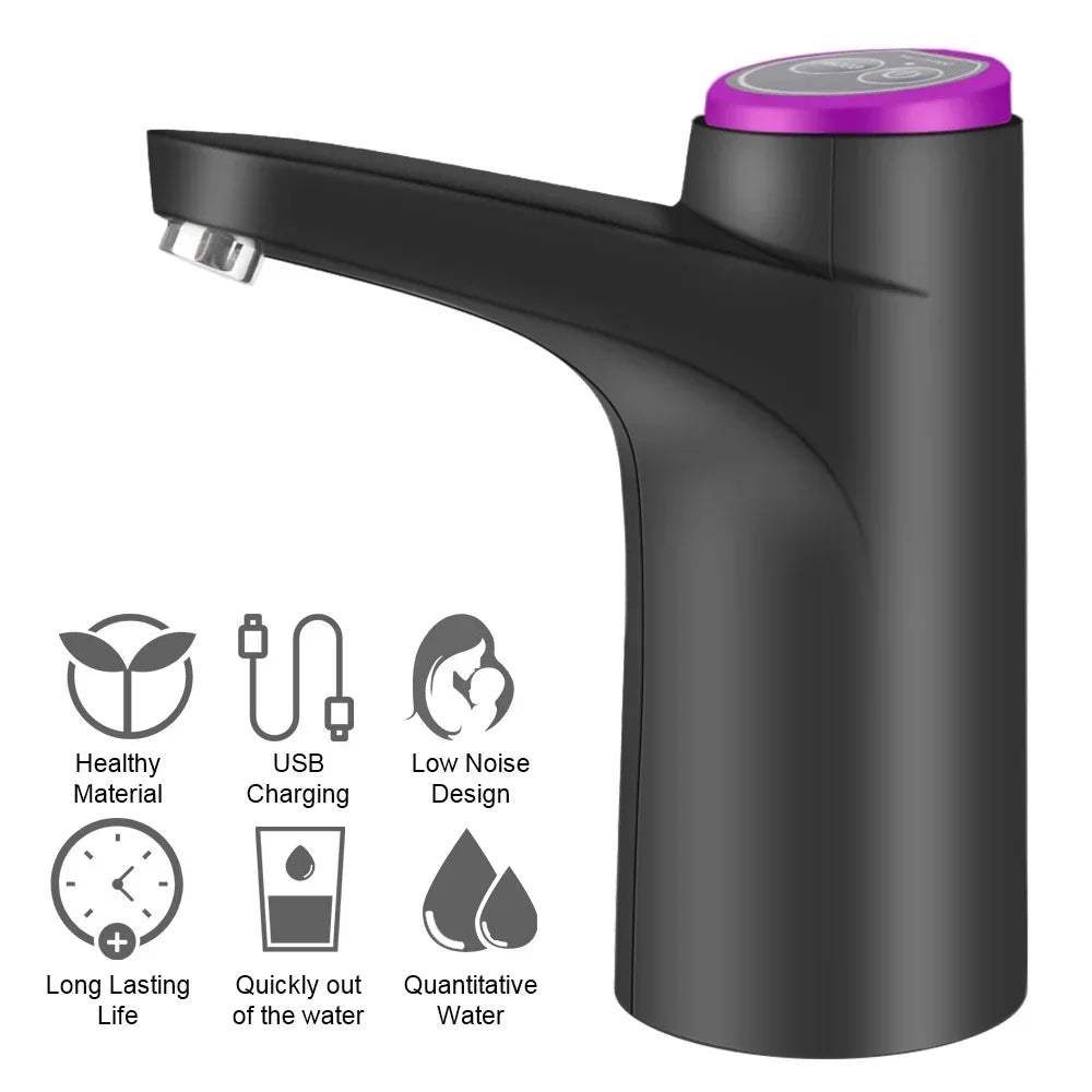 Automatic Electric Water Dispenser USB Barreled Water Pump Water bottle Gallon Drinking Bottle Switch Water Treatment Appliances Beauty Trend Shop