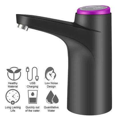 Automatic Electric Water Dispenser USB Barreled Water Pump Water bottle Gallon Drinking Bottle Switch Water Treatment Appliances Beauty Trend Shop
